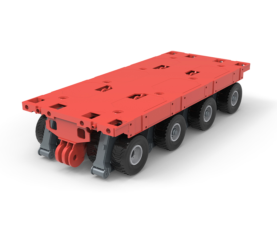 KTSP-4 Samohybný modulárny transportér so 4 nápravami (SPMT)
