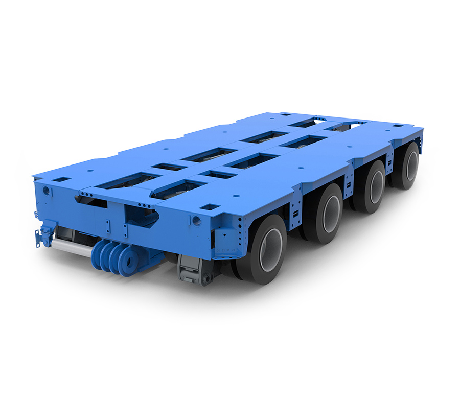 KTG-4 hydraulický nápravový príves so 4 nápravami (SPT)