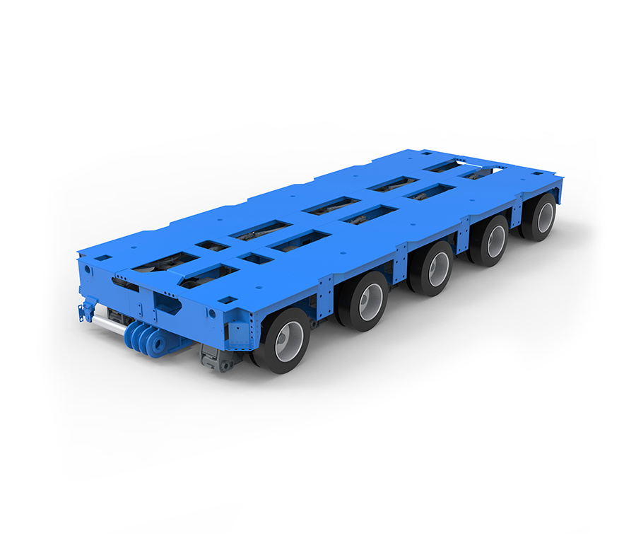 KTG-5 hydraulický nápravový príves s 5 nápravami (SPT)