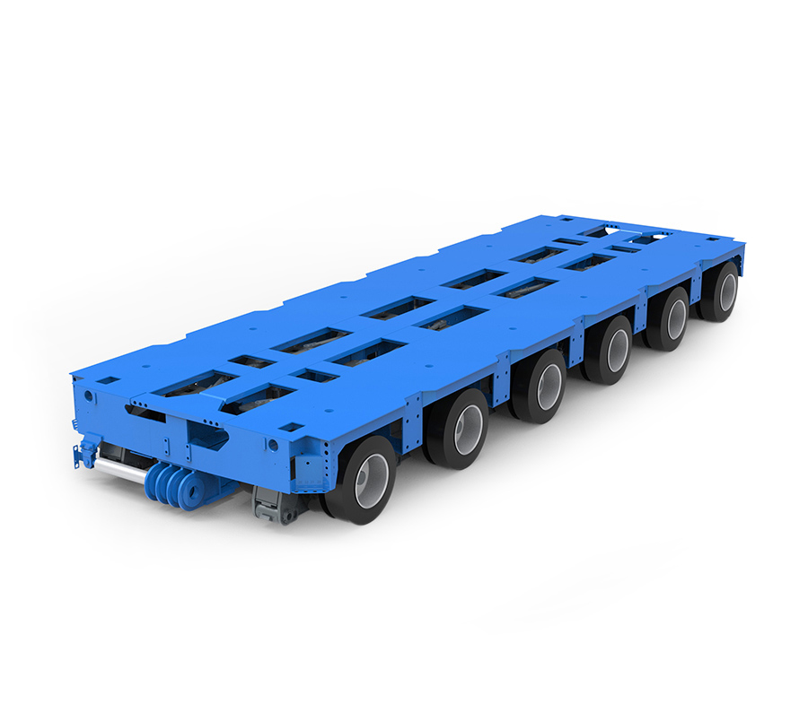 KTG-6 hydraulický nápravový príves so 6 nápravami (SPT)